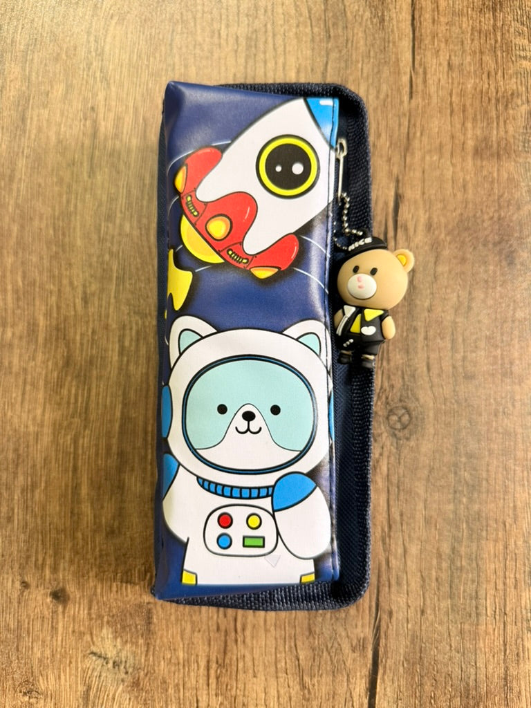 Cute Pencil case for Boys & Girls Large Capacity, Pen Pencil Pouch Multifunctional Stationery Organizer for School | Set of 2|