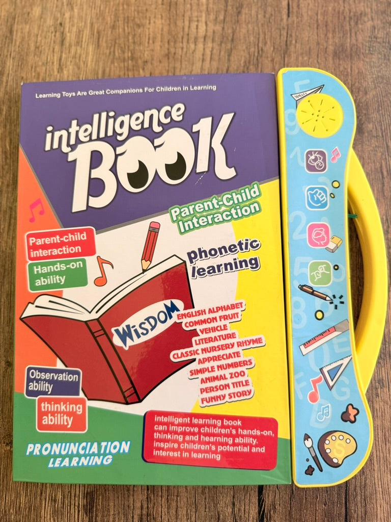 Learning Study Book - Sound and Musicals English Educational Phonetic Learning Book - 3 Years and Above