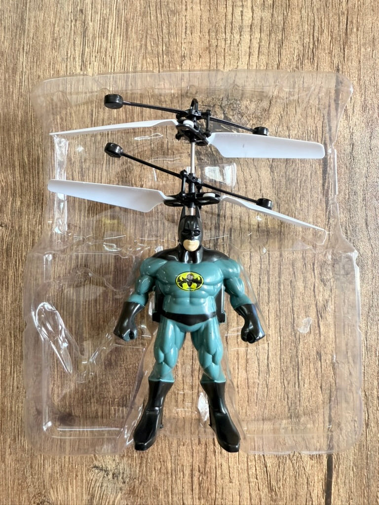 Flying Hero Bat-Man Toy! Equipped with Intelligent Fall-Sensing Technology and Rechargeable.