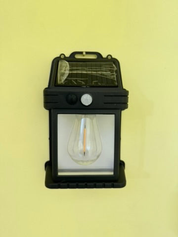 Solar Wall Lights Outdoor – Wireless, Waterproof & Motion-Sensing. Dusk to Dawn LED Lantern with 3 Modes & Clear Panel – Perfect for Porch, Entryway, or Front Door