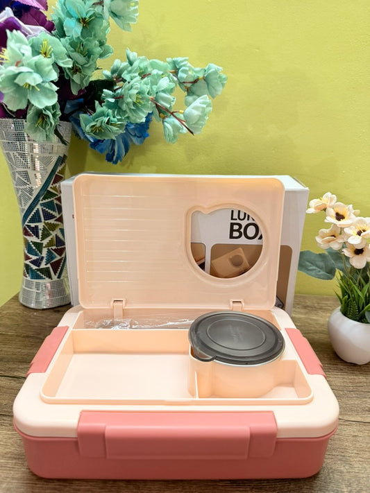 Big-Large Bento 1200 ML Leak-Proof Insulated Stainless Steel Tiffin Box with multiple compartments-Heavy-Duty Materials