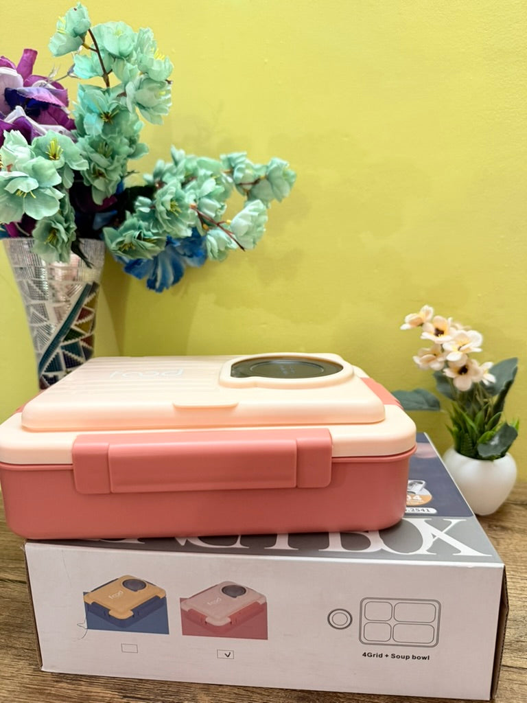 Big-Large Bento 1200 ML Leak-Proof Insulated Stainless Steel Tiffin Box with multiple compartments-Heavy-Duty Materials