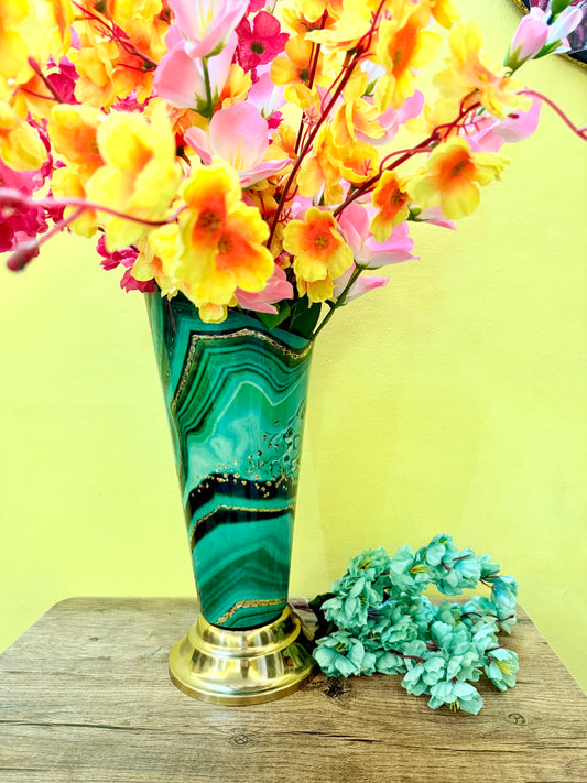 Premium, Heavyweight, and Elegantly Crafted for a Sophisticated Touch. Perfect for Floral displays or as a Stunning standalone décor Piece- Metal- 20 inches