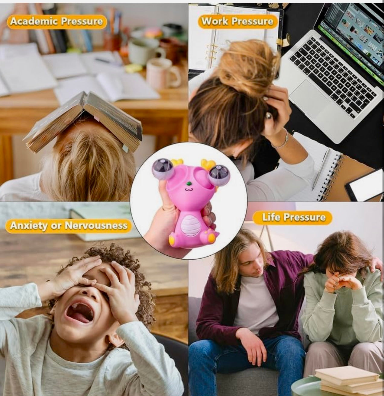Eye-Popping Panda Stress Relief Toy – Soft, Squishy & Fun! Pop-Out Eyes & Cute Design | Squeeze Away Stress—Take It Out on the Toy, Not on People.