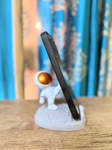 Mobile Stand, Astronaut-Themed Phone Stand – Stylish, Multi-Purpose & Perfect for Desk or Table Use. Fits All Smartphones