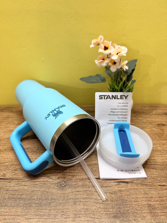 Quencher H2.0 Tumbler with Handle and Straw 40 oz | Flowstate 3-Position Lid | Cup Holder Compatible for Travel | Insulated Stainless Steel| BPA-Free |