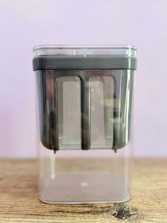 Greek Yogurt & Curd Maker - 1100ml Fine Mesh Strainer with Lid | Multifunctional Yogurt Filter | Curd Maker for Home | Perfect for Homemade Yogurt, Curd, Cheese Maker (Pack of 1) (White)