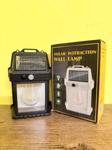 Solar Wall Lights Outdoor – Wireless, Waterproof & Motion-Sensing. Dusk to Dawn LED Lantern with 3 Modes & Clear Panel – Perfect for Porch, Entryway, or Front Door