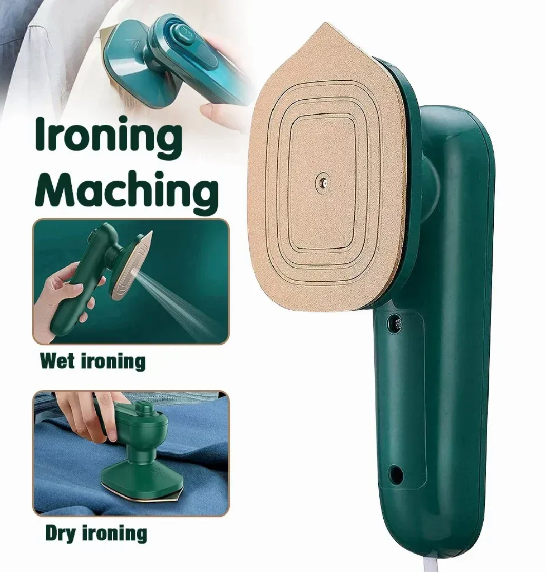 Fast-heat micro steam iron for dry & wet ironing. Lightweight, compact & powerful wrinkle remover—ideal for home & office use