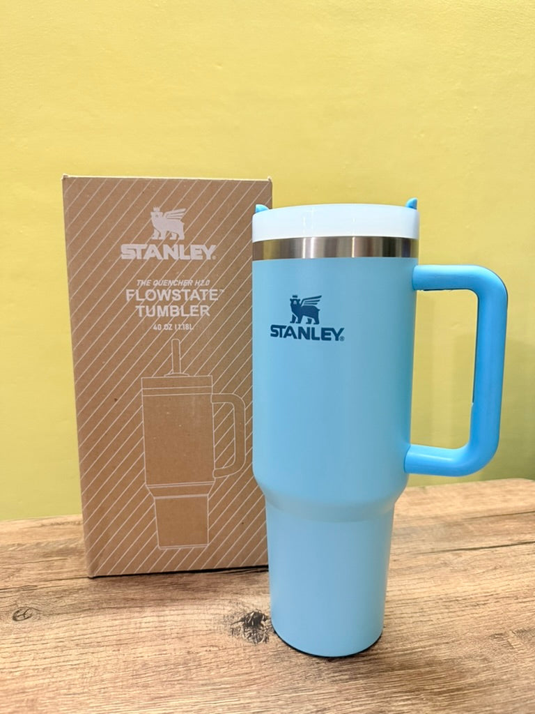 Quencher H2.0 Tumbler with Handle and Straw 40 oz | Flowstate 3-Position Lid | Cup Holder Compatible for Travel | Insulated Stainless Steel| BPA-Free |