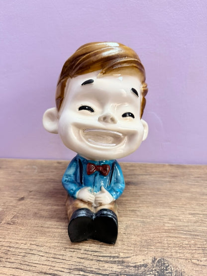 7-Inch Tilted Laughing Boys Showpiece – Heavy resin human figurine for home, living room, or table décor. A charming, thoughtful gift for him that adds joy and character to any space.