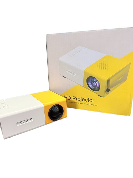 Mini Portable LED Projector with Multiple Interfaces Like AV, Audio, USB, HDMI, Micro SD, Film Projector for Children's, Home Cinema, Compatible with Smartphone/Laptop/PS4/Firestick